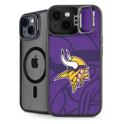 NFL Minnesota Vikings Double Vision iPhone 13 Kickstand Case